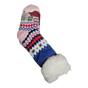 Cozy Cabin Socks with Fleece Lining